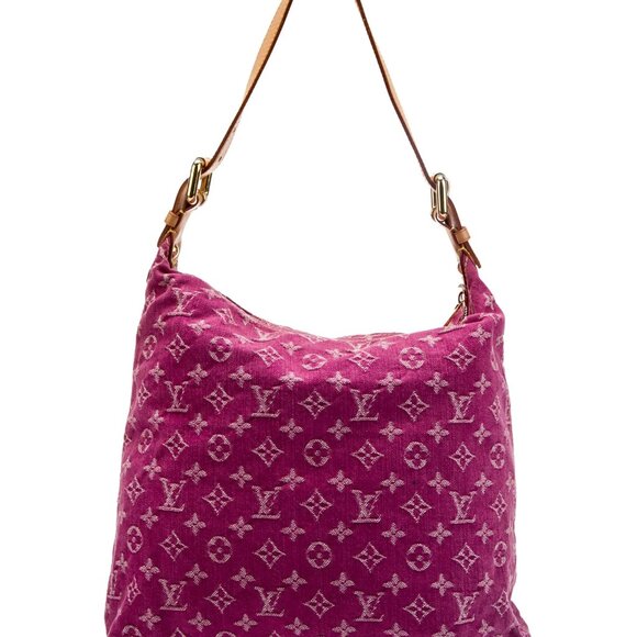 LOUIS VUITTON Fuchsia Pink Monogram Baggy Denim Bag GM  DC# SD0036 - Picture 4 of 14